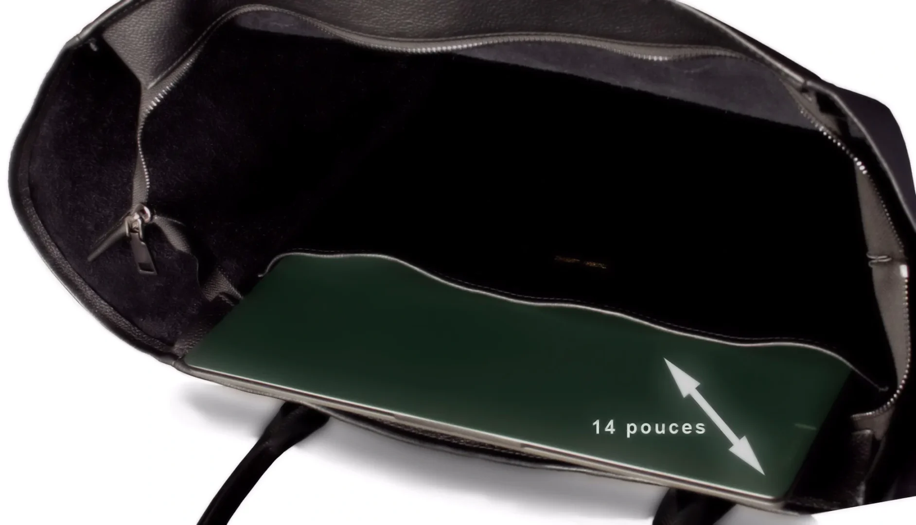 Sac cabas grande poche intérieure